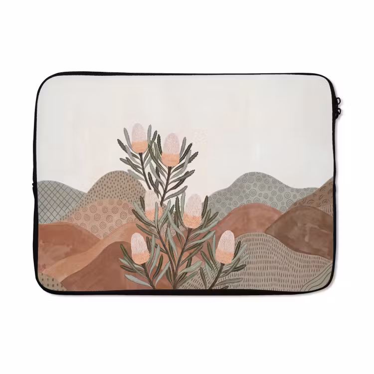 Laptophoes - Modern - Heuvels - Terracotta — 5