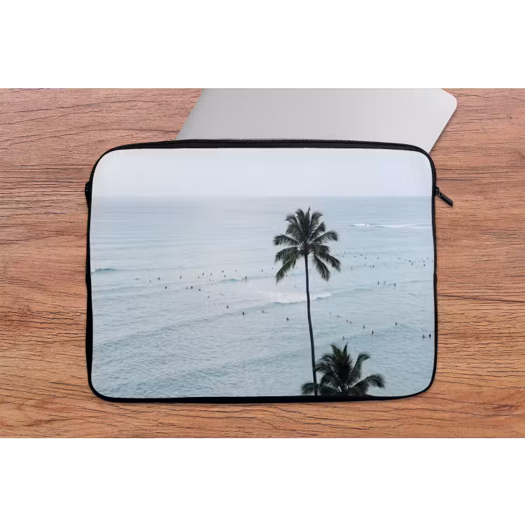 Laptophoes - Oceaan - Palmbomen - Surfers — 2