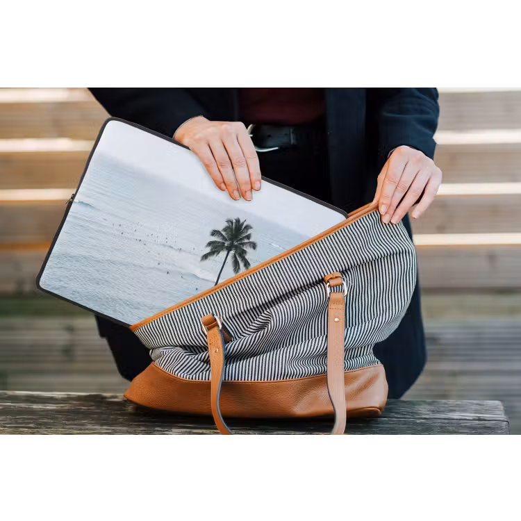 Laptophoes - Oceaan - Palmbomen - Surfers — 4