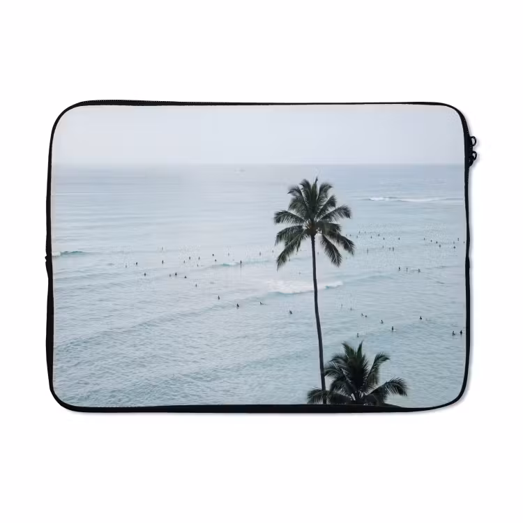 Laptophoes - Oceaan - Palmbomen - Surfers — 5