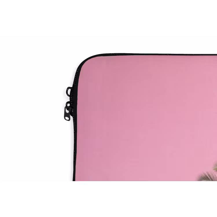 Laptophoes - Palmboom - Tropisch - Pink — 6