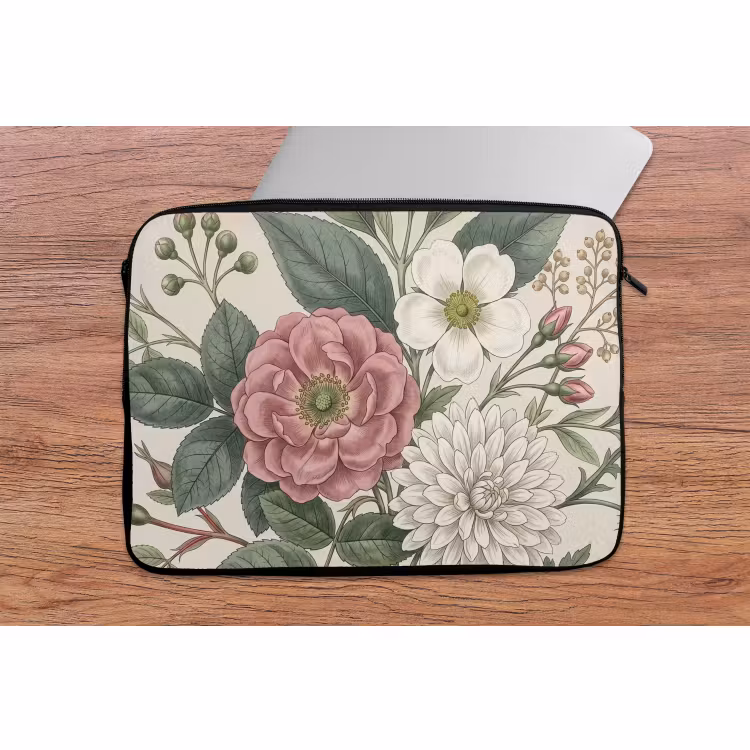 Laptophoes - Romantisch - Design - Kleurrijk — 2
