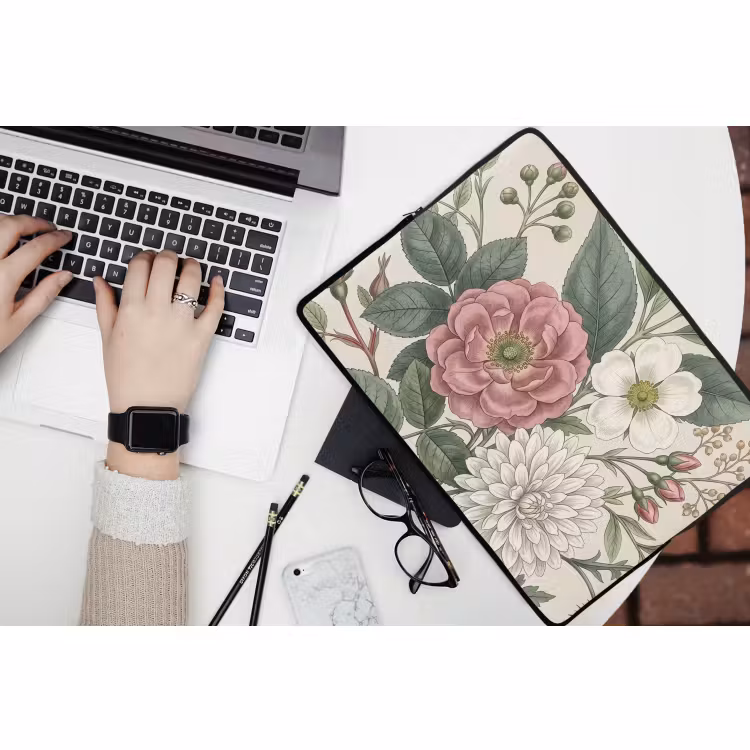Laptophoes - Romantisch - Design - Kleurrijk — 3