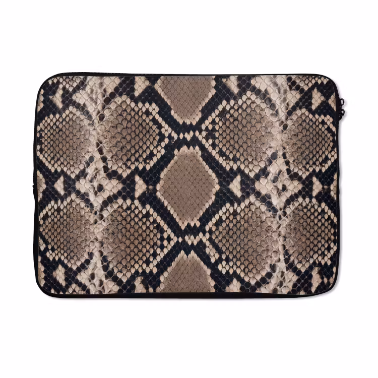 Laptophoes - Slangenprint - Python - Bruin — 5