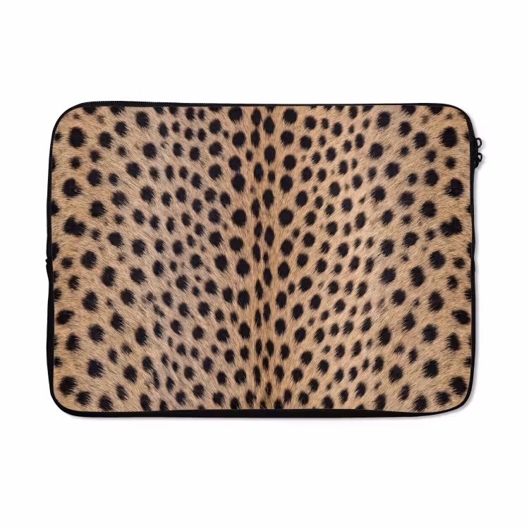 Laptophoes - Vacht - Jachtluipaard - Zwart - Wit — 5