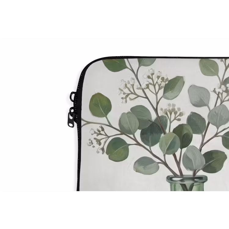 Laptophoes - Vazen - Bladeren - Groen — 6