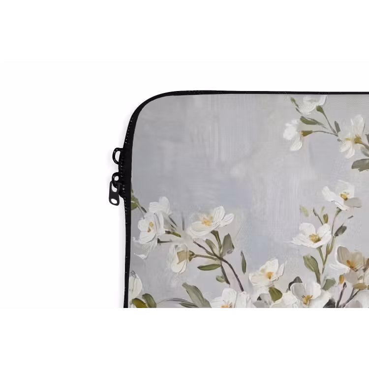 Laptophoes - Vazen - Bloemen - Oranje — 6