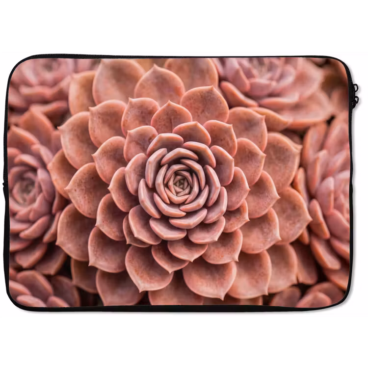 Laptophoes - Vetplant - Organisch - Roze — 1