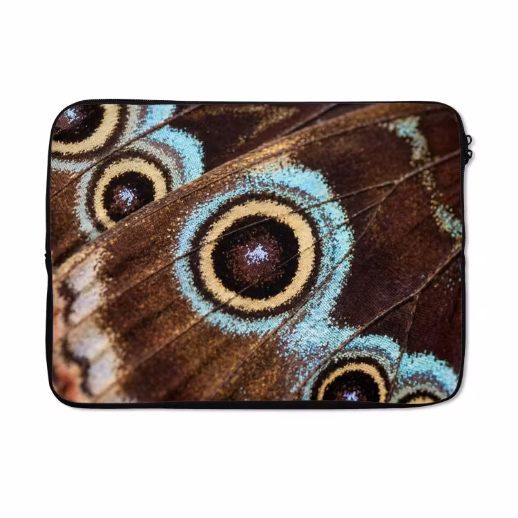 Laptophoes - Vleugels - Vlinder - Blauw — 5