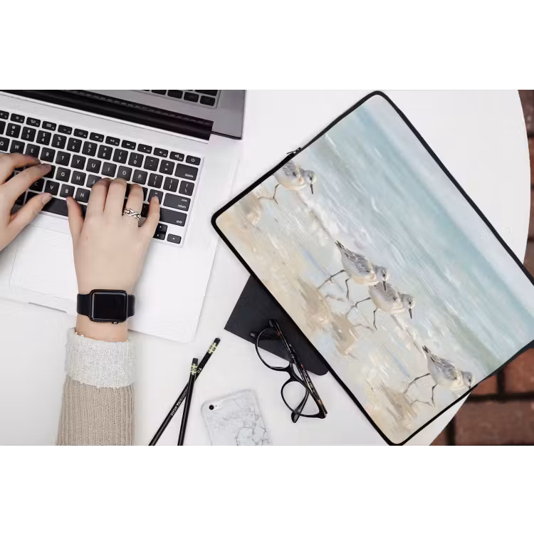 Laptophoes - Vogels - Strand - Zee — 3