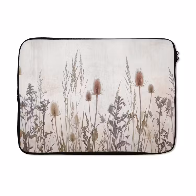 Laptophoes - Weidebloemen - Design - Sepia — 5