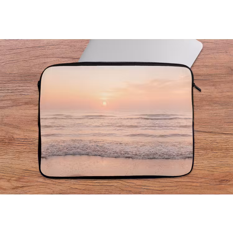 Laptophoes - Zon - Strand - Roze — 2