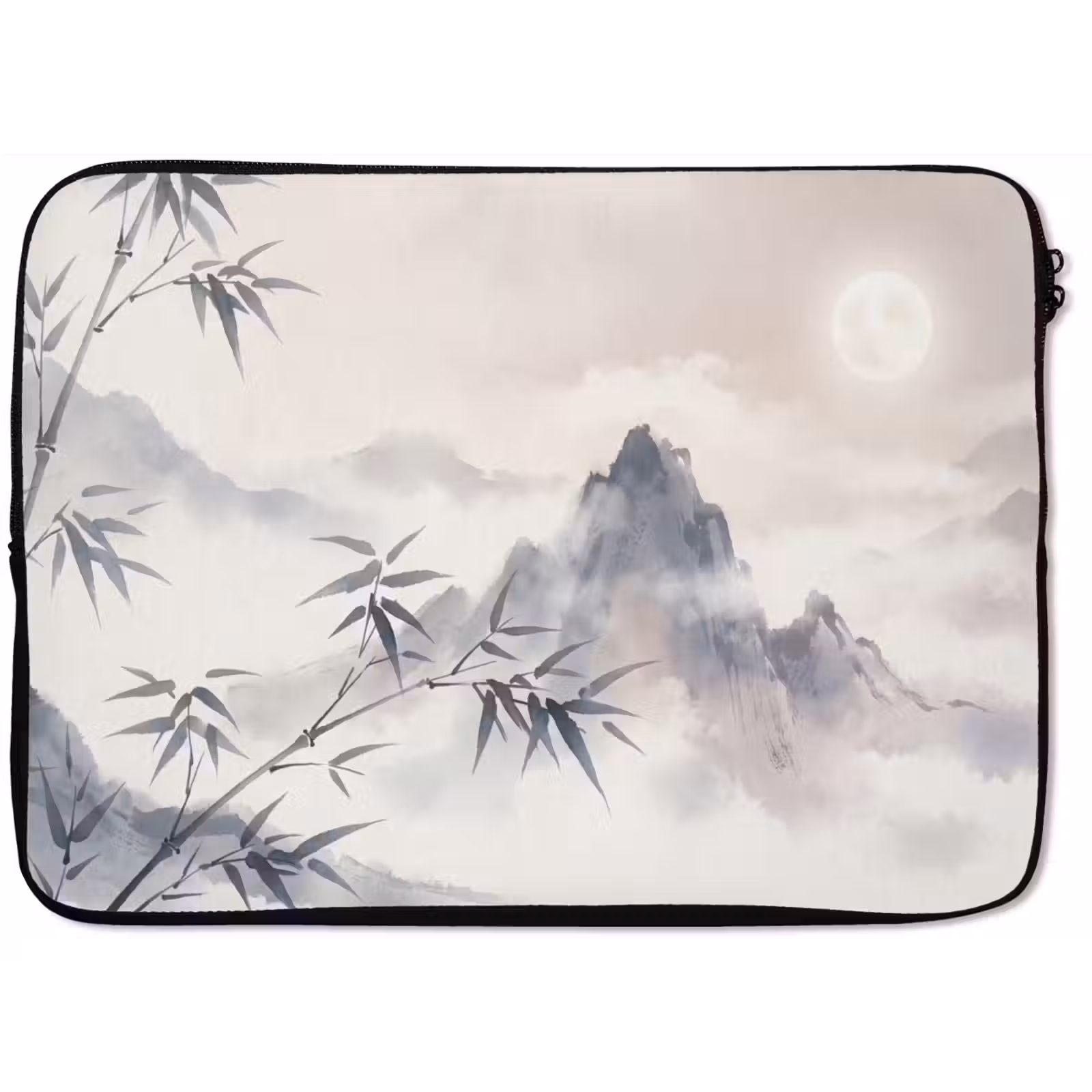 Laptophoes - Bamboe - Azië - Grijs — 1
