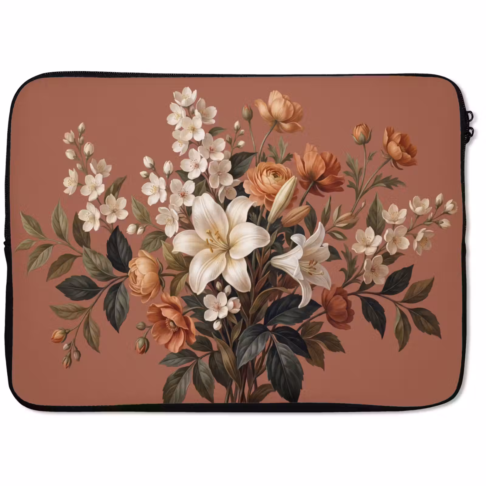 Laptophoes - Boeket - Retro - Kleurrijk — 1