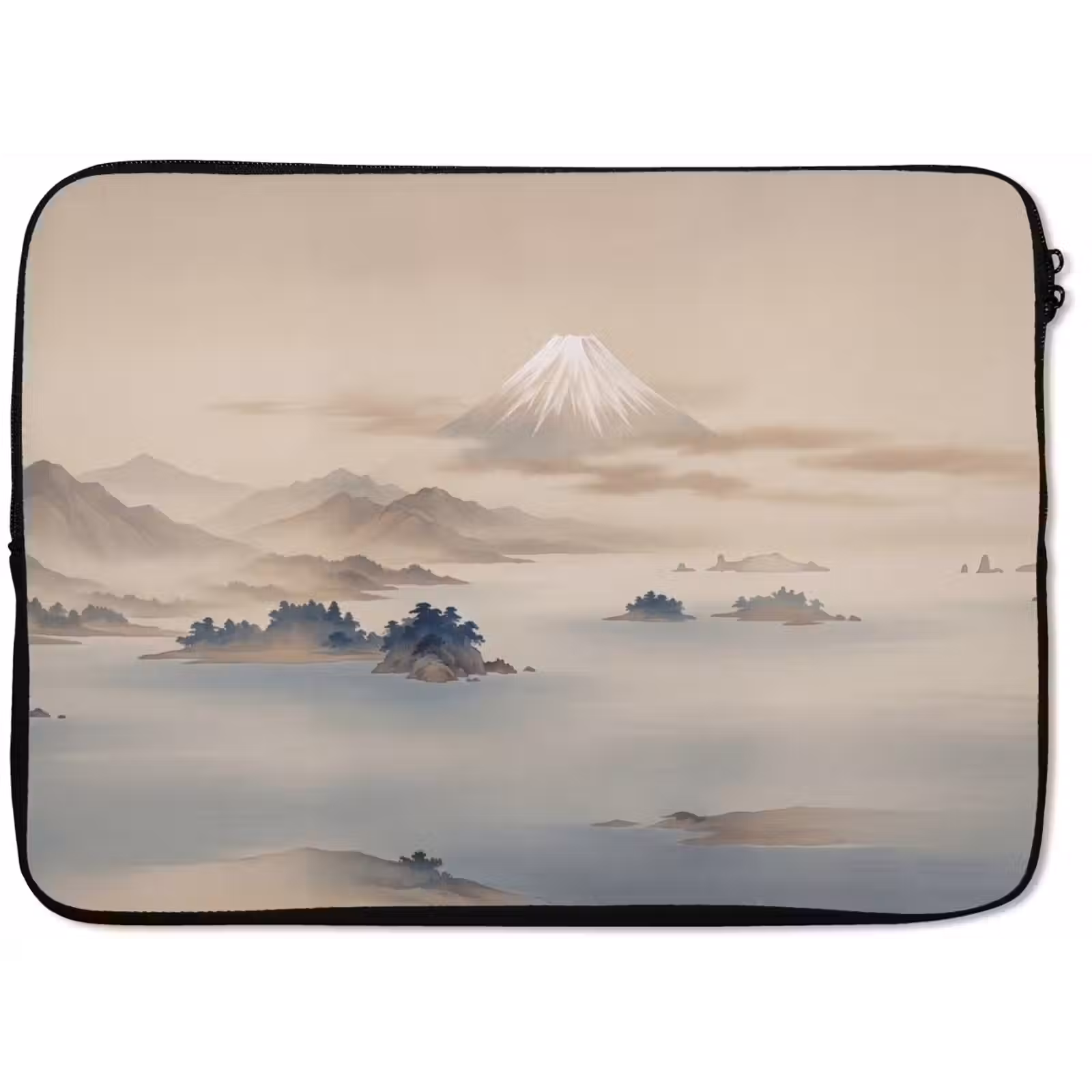 Laptophoes - Japans - Landschap - Beige — 1