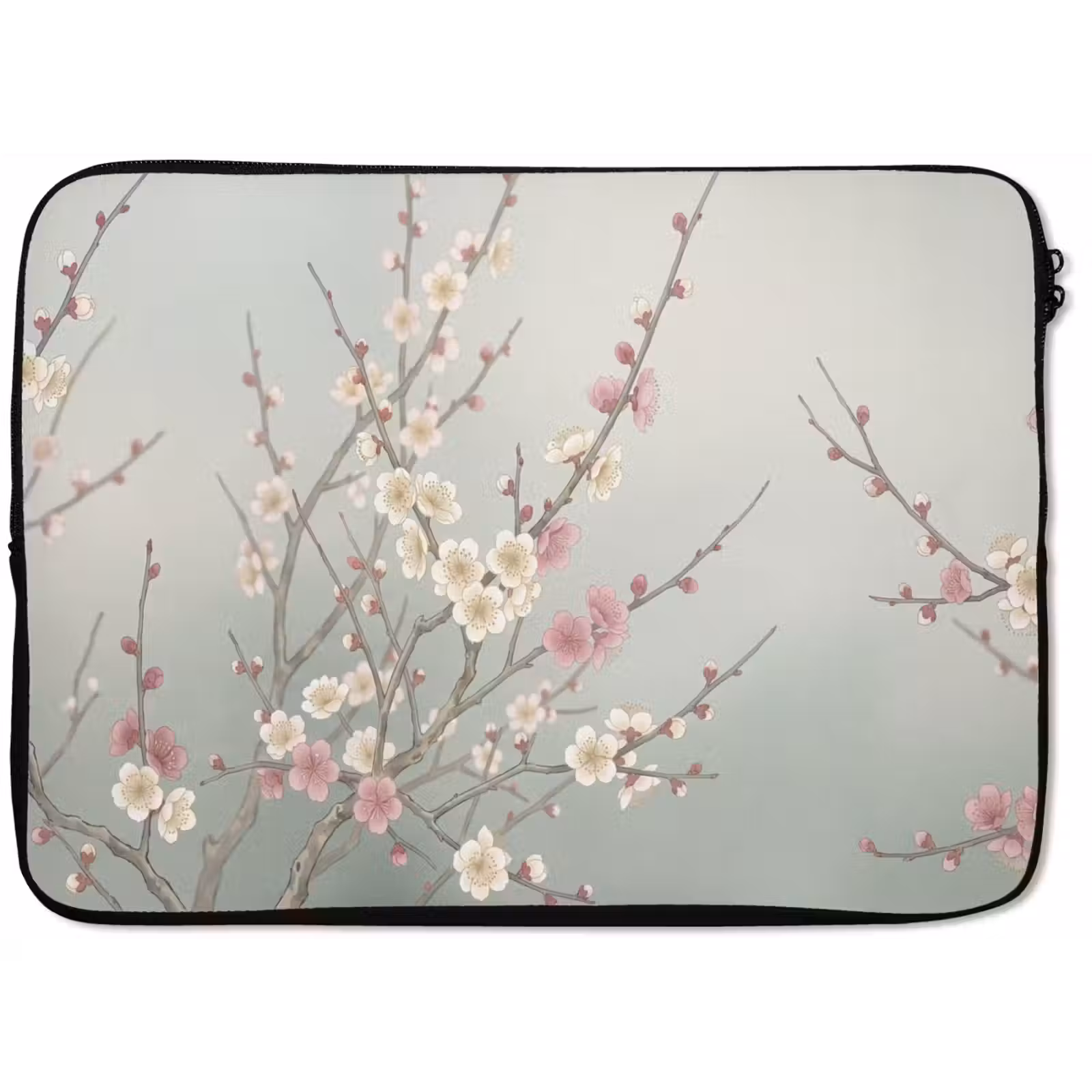 Laptophoes - Kersen - Bloesem - Groen — 1