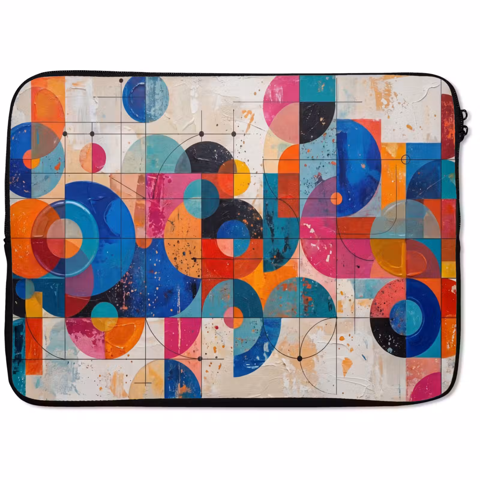 Laptophoes - Kunst - Geometrisch - Abstract - Kleurrijk — 1