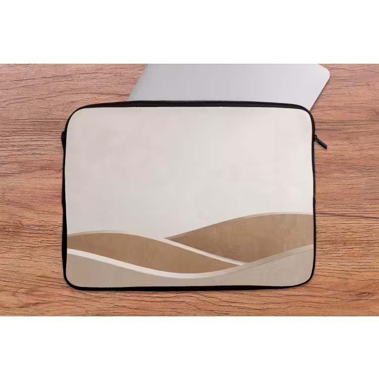 Laptophoes - Abstract - Golven - Modern - Beige — 2