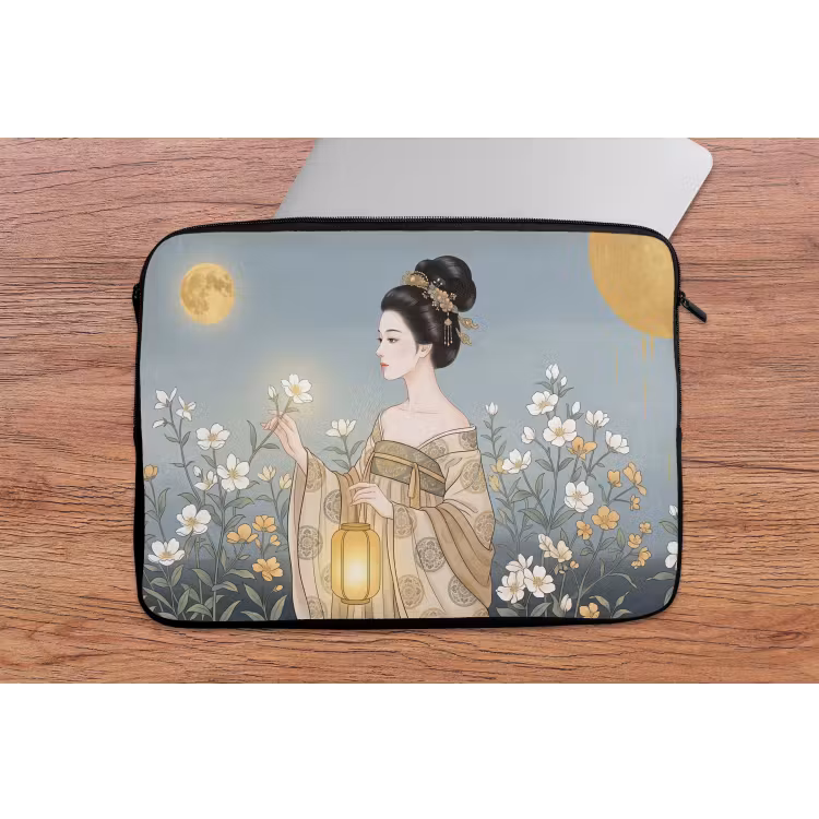 Laptophoes - Aziatisch - Vrouw - Kimono — 2