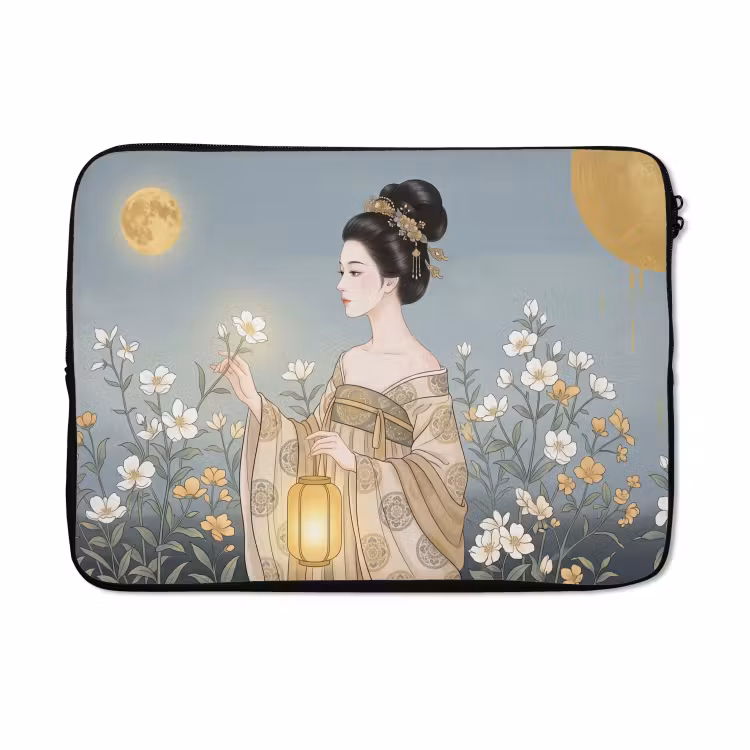 Laptophoes - Aziatisch - Vrouw - Kimono — 5