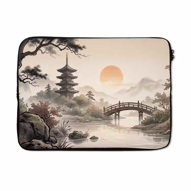 Laptophoes - Azië - Landschap - Kleurrijk — 5