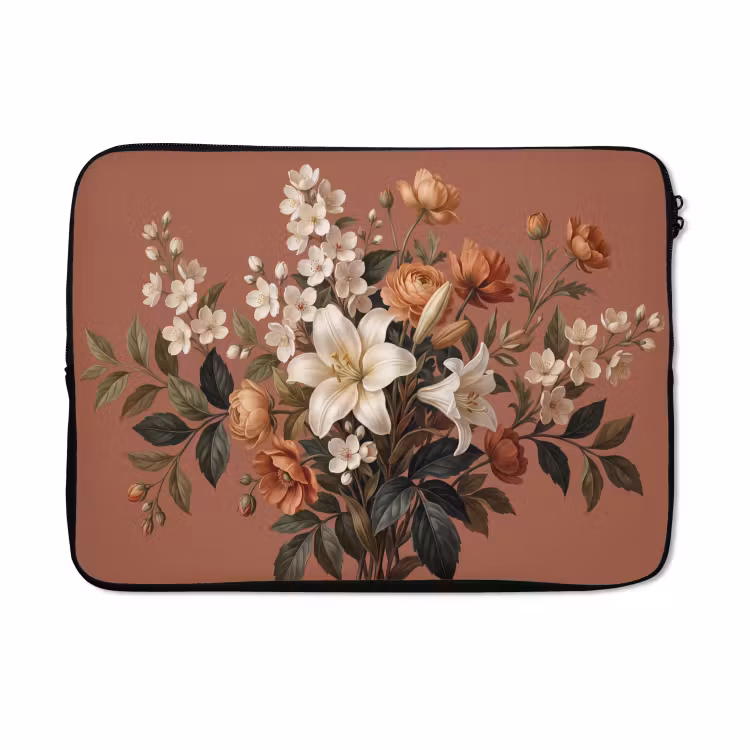 Laptophoes - Boeket - Retro - Kleurrijk — 5