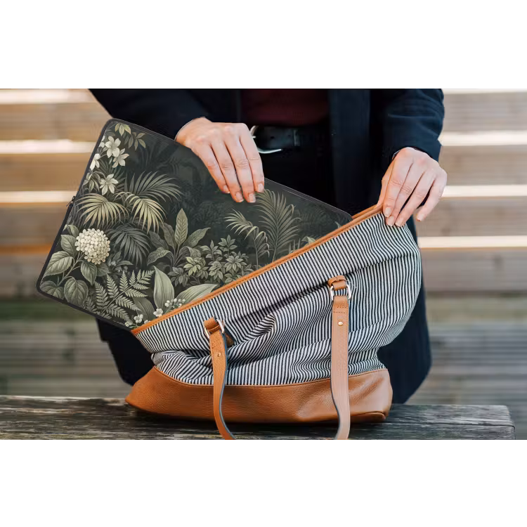 Laptophoes - Jungle - Bladeren - Botanisch - Groen — 4