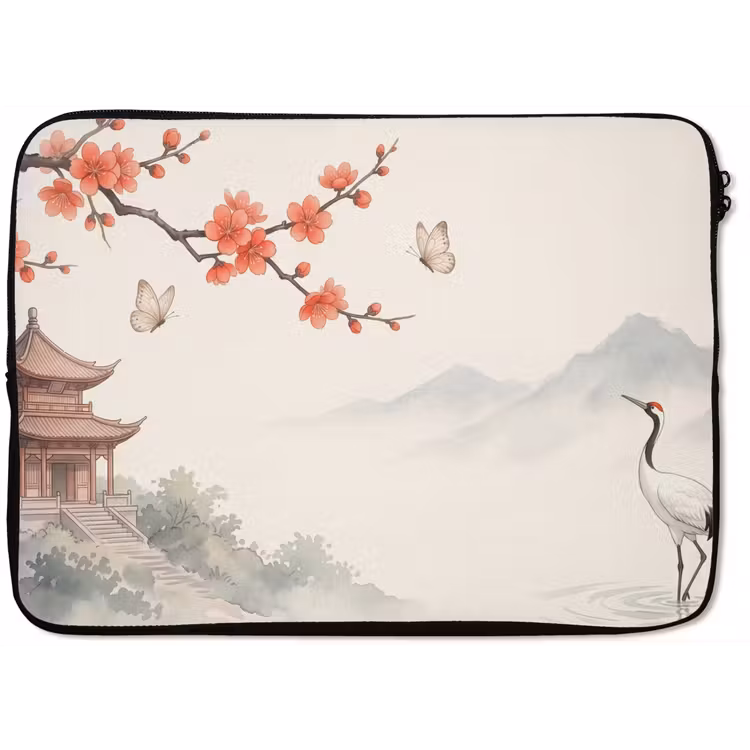 Laptophoes - Kraanvogel - Azië - Klassiek — 1