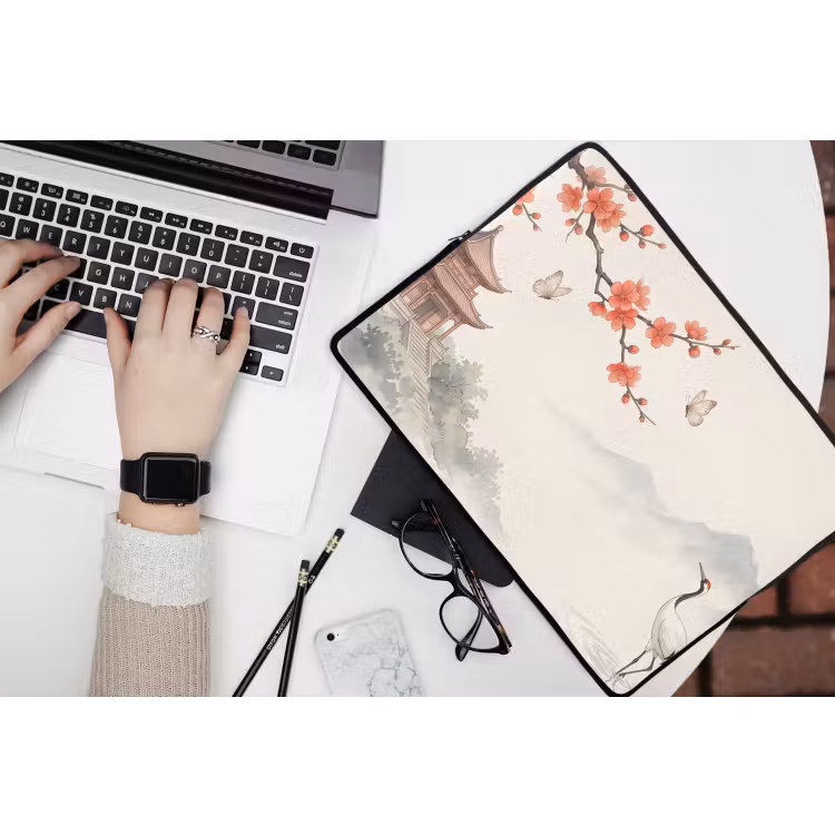 Laptophoes - Kraanvogel - Azië - Klassiek — 3