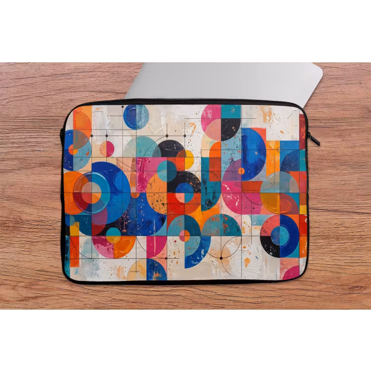 Laptophoes - Kunst - Geometrisch - Abstract - Kleurrijk — 2