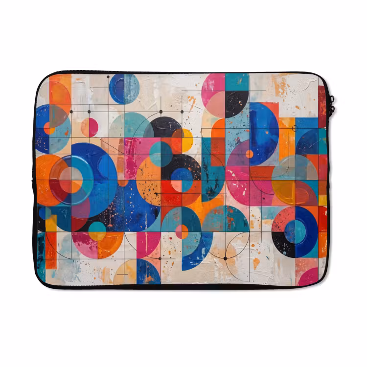 Laptophoes - Kunst - Geometrisch - Abstract - Kleurrijk — 5