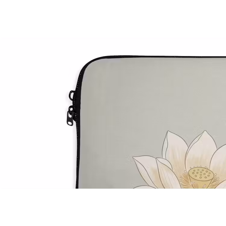 Laptophoes - Lotus - Bloemen - Groen — 6
