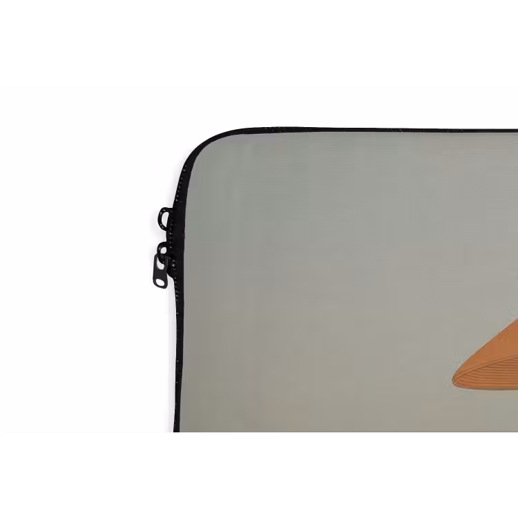 Laptophoes - Minimalistisch - Silhouet - Oranje — 6