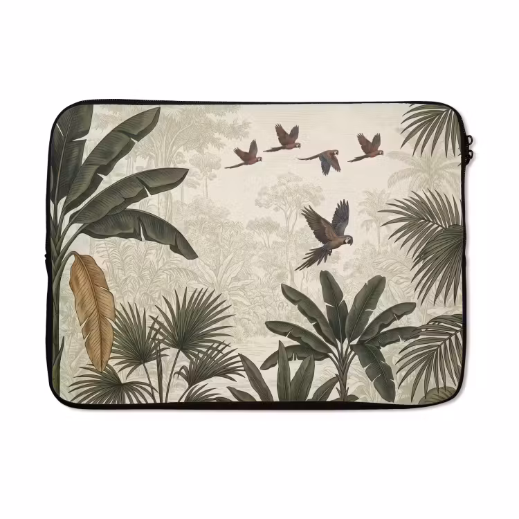 Laptophoes - Papagaaien - Jungle - Tropisch - Green — 5