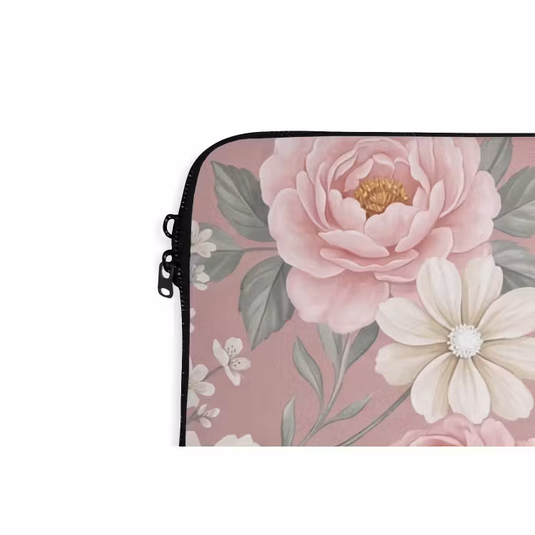 Laptophoes - Pioenrozen - Vingerhoedskruid - Pink — 6