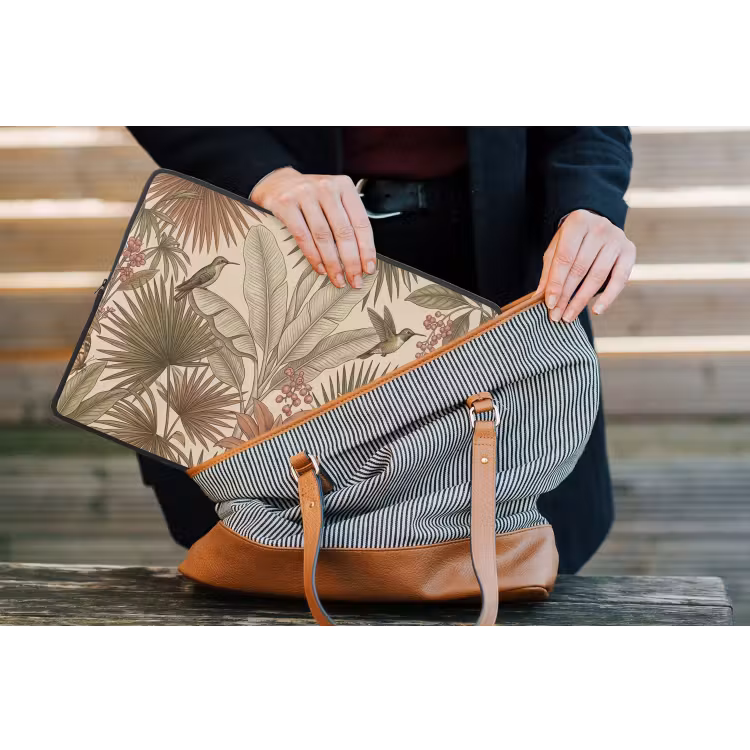 Laptophoes - Tropisch - Vogels - Beige — 4