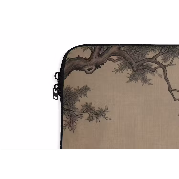 Laptophoes - Vrouw - Azië - Kunst - Beige — 6