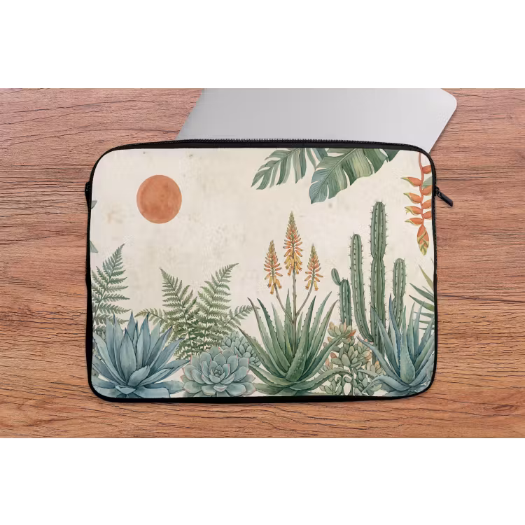 Laptophoes - Woestijn - Planten - Groen — 2