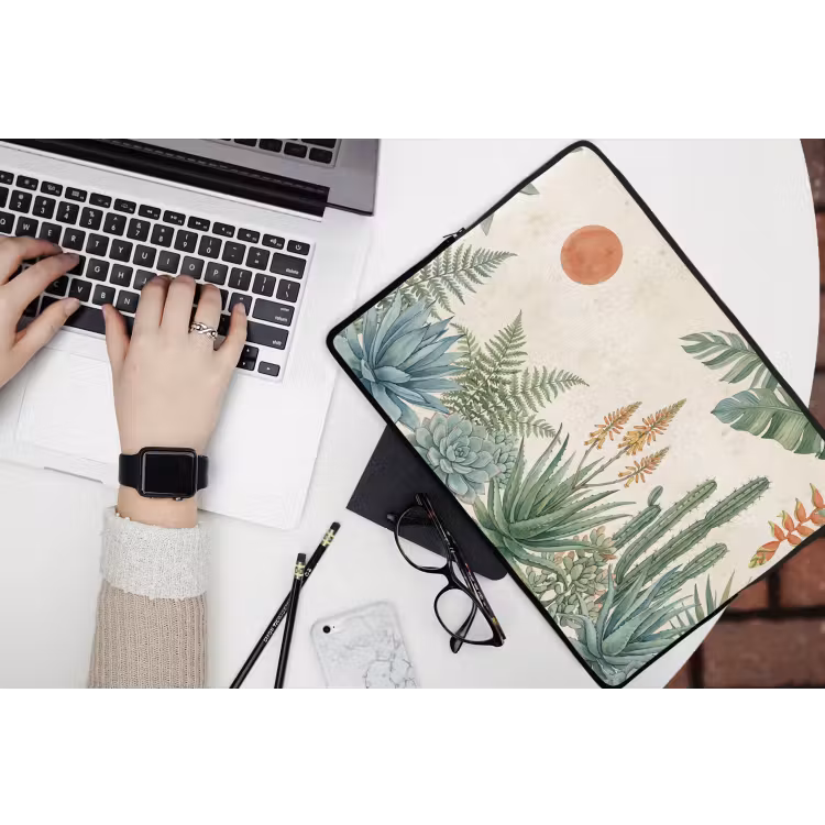 Laptophoes - Woestijn - Planten - Groen — 3