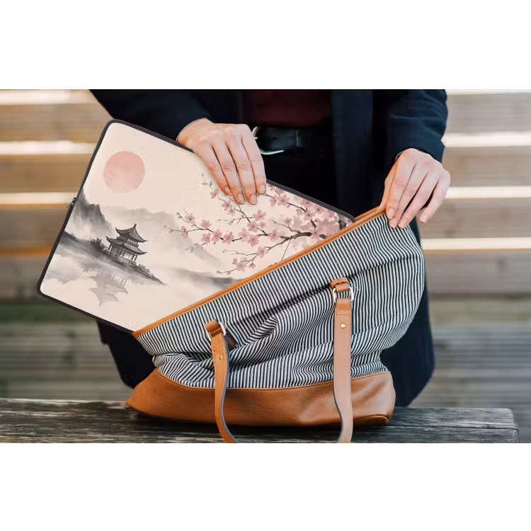 Laptophoes - Zon - Japans - Traditioneel — 4