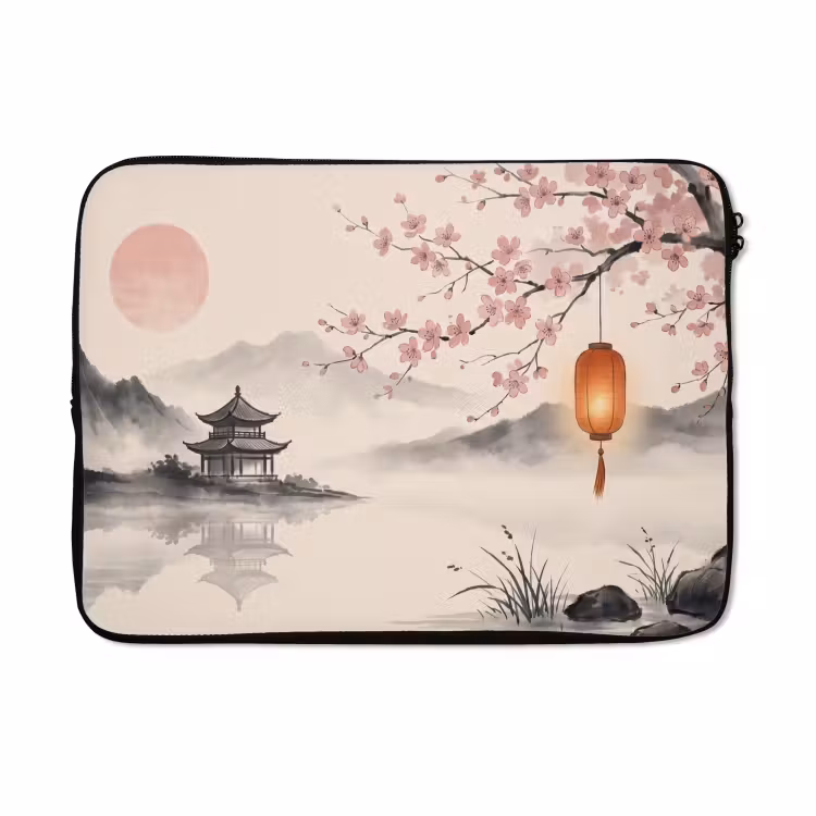 Laptophoes - Zon - Japans - Traditioneel — 5