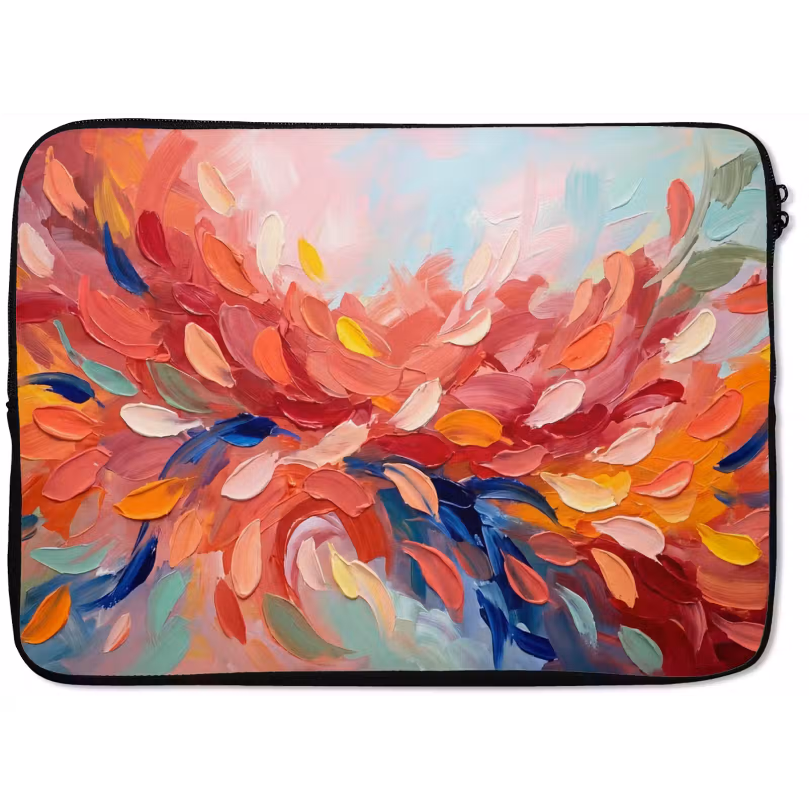 Laptophoes - Bloemen - Abstract - Kunst - Modern — 1