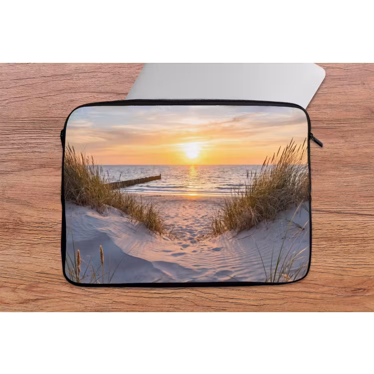 Laptophoes - Strand - Zonsondergang - Natuur - Landschap — 2