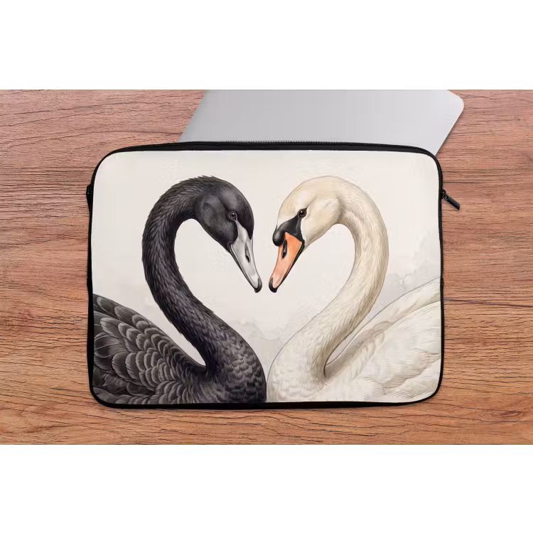 Laptophoes - Zwanen - Hartvorm - Dieren — 2