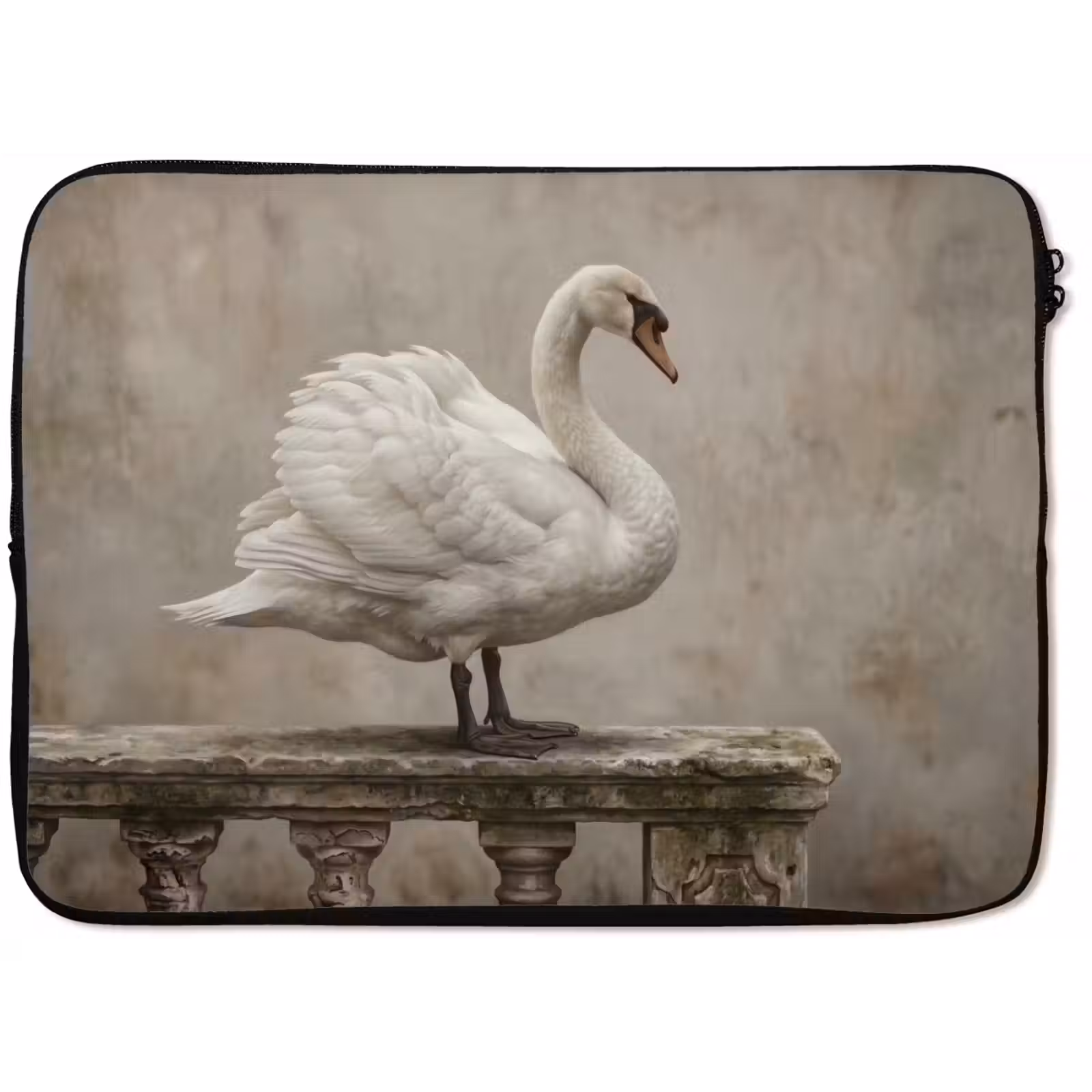 Laptophoes - Zwaan - Elegant - Dieren - Wit — 1