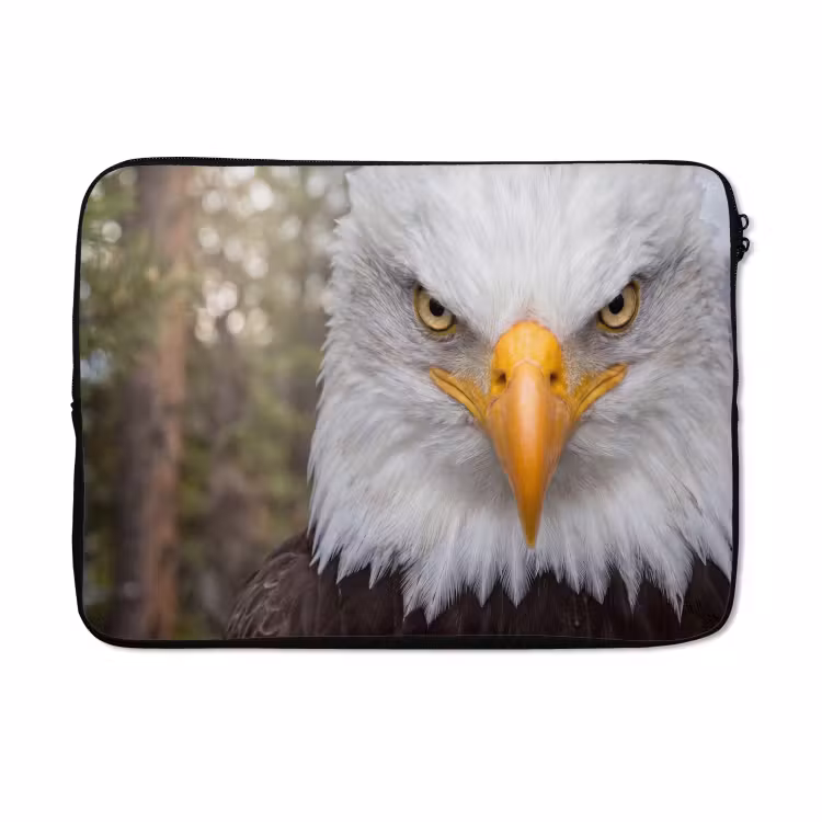 Laptophoes - Amerikaans - Zeearend - Portret - Geel — 5
