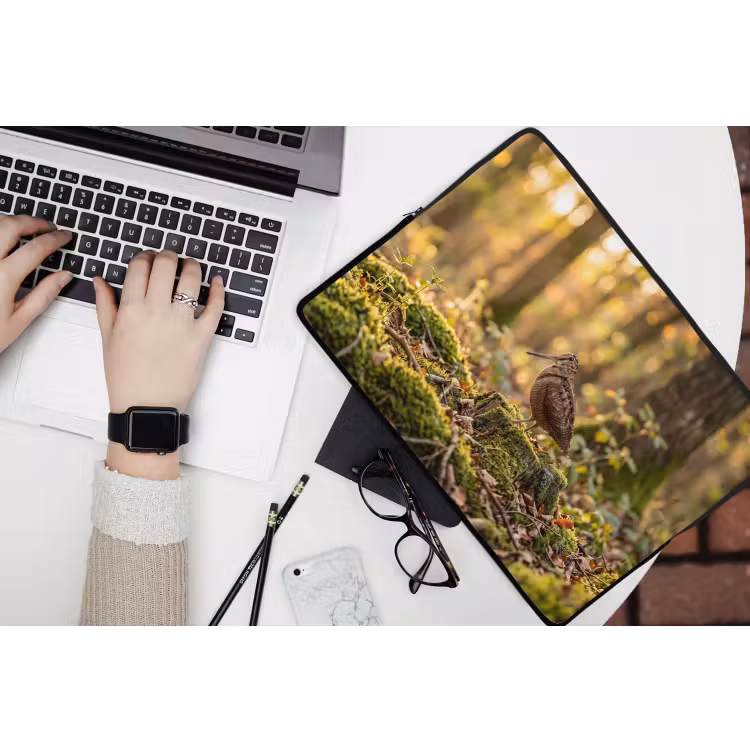Laptophoes - Houtsnip - Bos - Bladeren - Herfst - Gecamoufleerd — 3