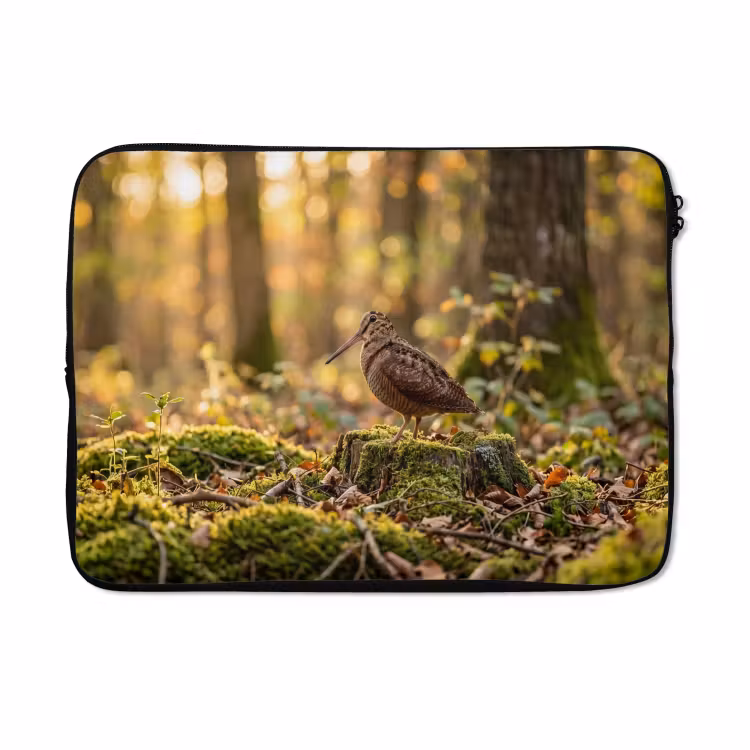 Laptophoes - Houtsnip - Bos - Bladeren - Herfst - Gecamoufleerd — 5
