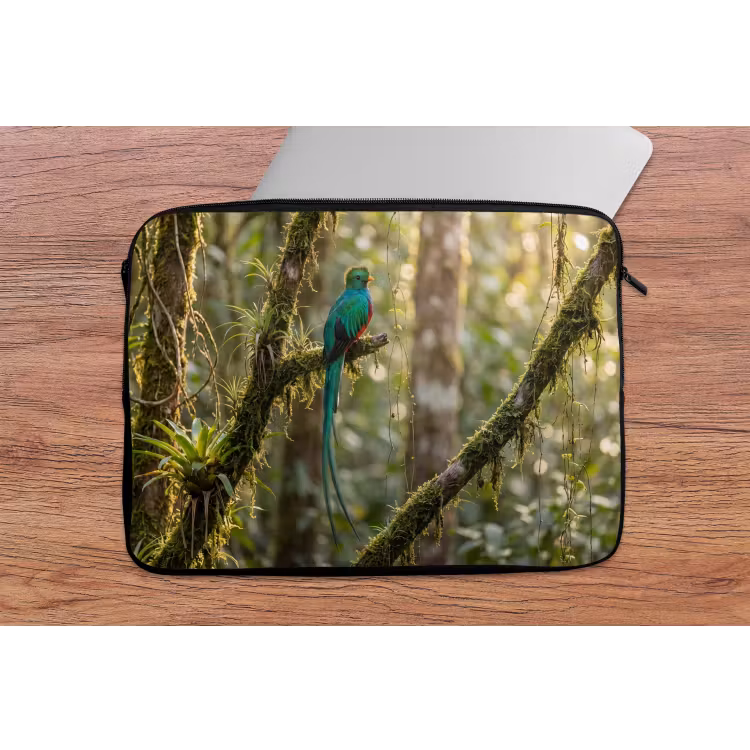 Laptophoes - Quetzal - Jungle - Natuur - Groen — 2