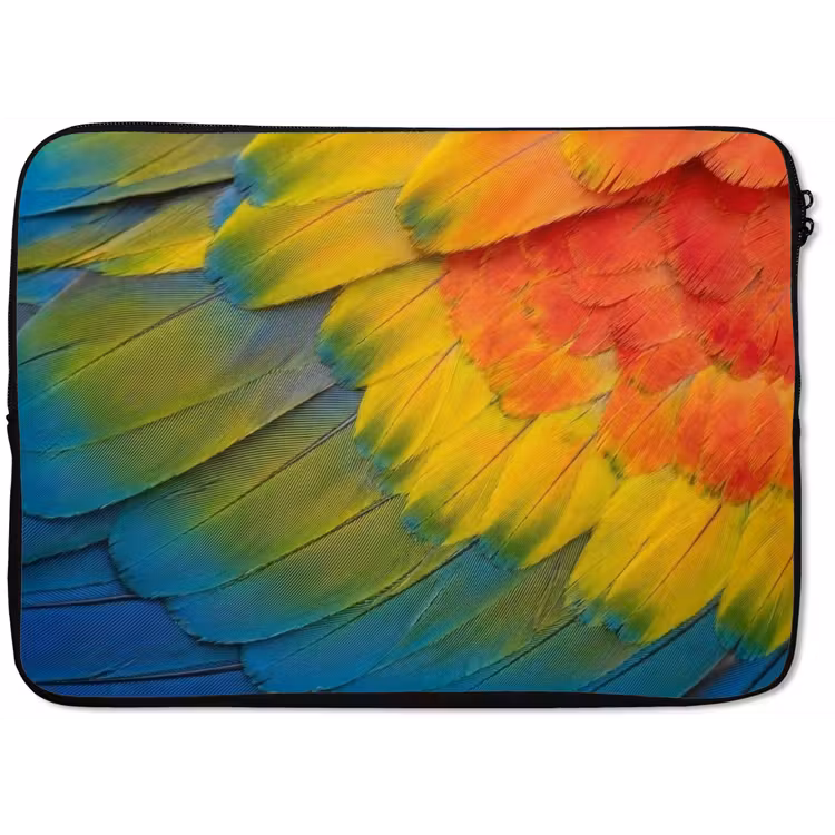 Laptophoes - Veren - Ara - Kleurrijk — 1